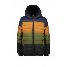 Moodstreet winterjas jacket colored strokes M107-6221